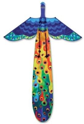 Premier Kites  50â€x78â€ Peacock Polyester Kite