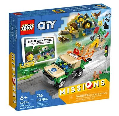 Lego City Missions Wild Animal Rescue Missions 246Pcs 6+