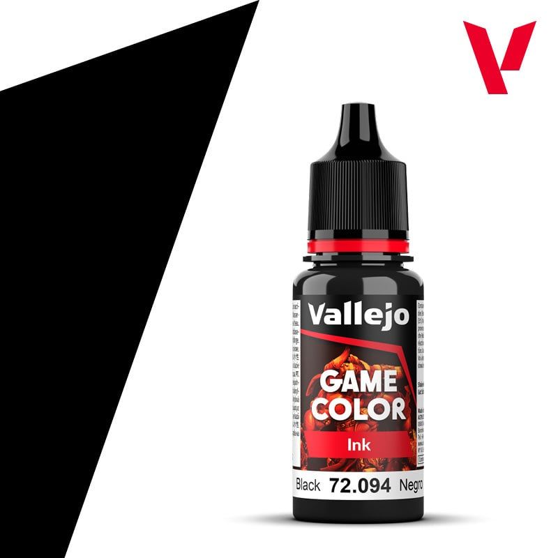 Vallejo Black Game Ink Acrylic 17ml