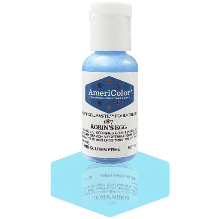 AmeriColor 0.75oz Soft Gel Paste Robins Egg