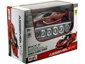 Maisto 1/24 Assembly Line Diecast Kit FXX-K Ferrari Red