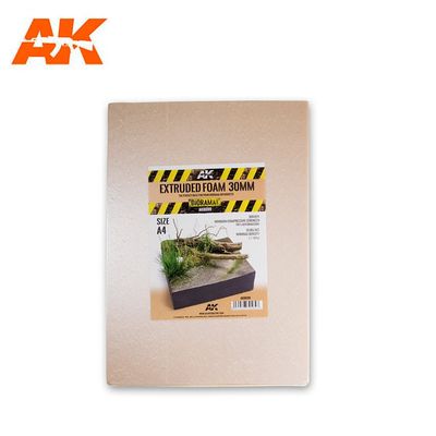 AK Interactive Extruded Foam 30mm A4
