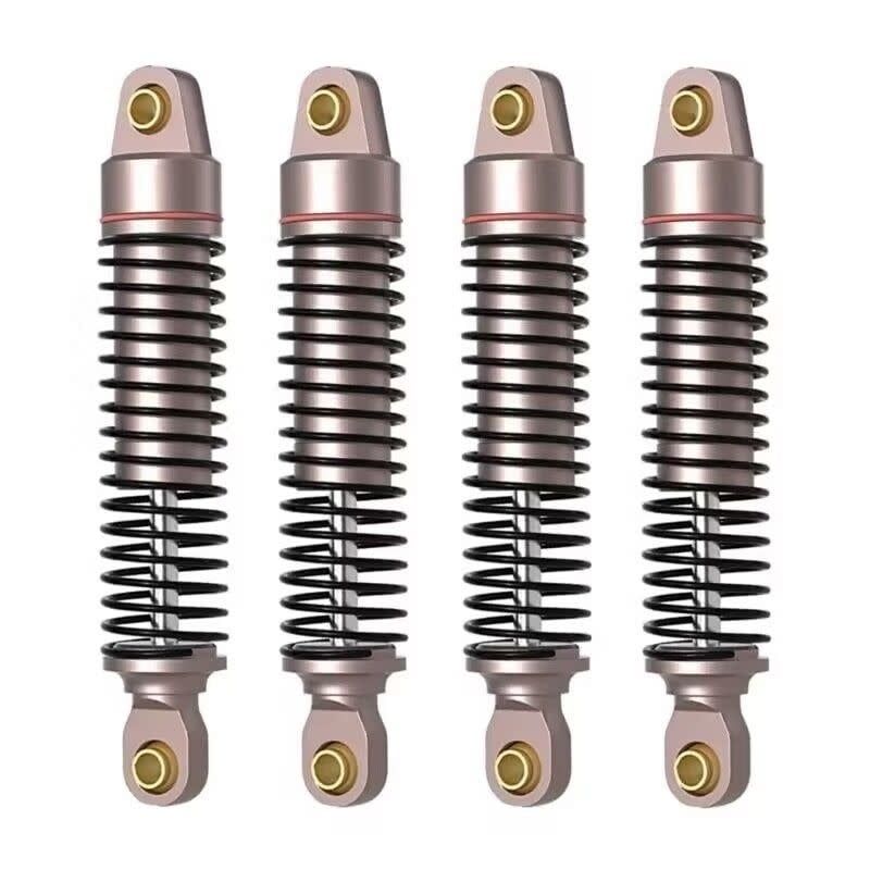Hobby Details Traxxas 1/18 TRX-4M Aluminum Front &amp; Rear Shocks - Bronze (4) Collared and Threaded for Adj