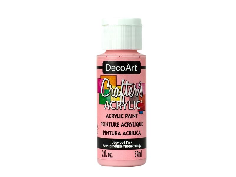 DecoArt Crafters Acrylic Paint: 2oz Dogwood Pink