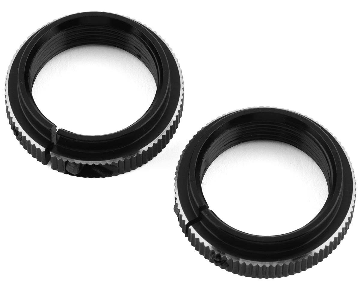 Hot-Racing Traxxas Maxx Aluminum Clamping Shock Collars (Black) (2)
