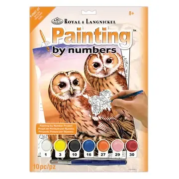 Royal &amp; Langnickel Tawny Owls Paint By Number