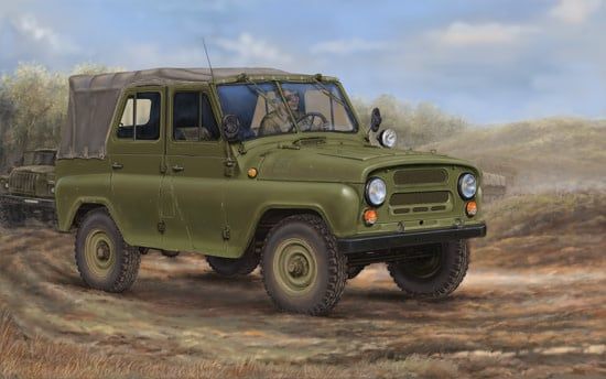 Trumpeter 1/35 Soviet UAZ 469 All Terrain Vehicle