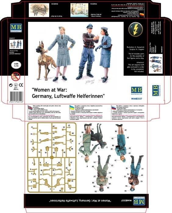 Masterbox 1/35 Women at War: Germany, Luftwaffe Helferinnen
