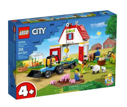 Lego City Farm Barn and Farm Animals 230pcs 4+