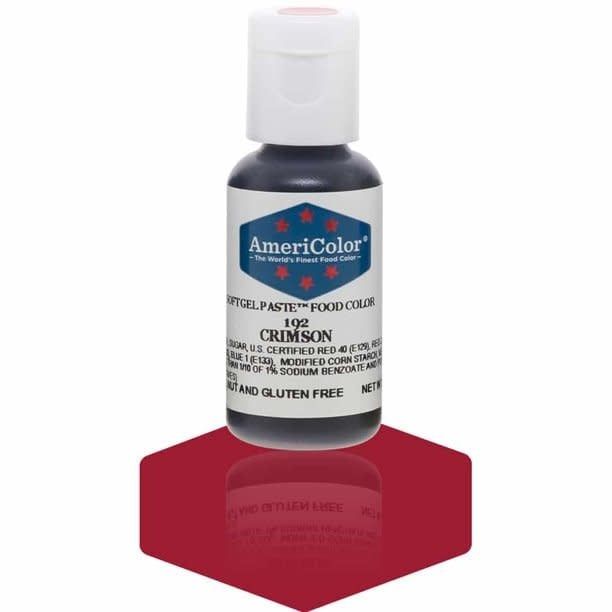 AmeriColor 0.75oz Soft Gel Paste Crimson