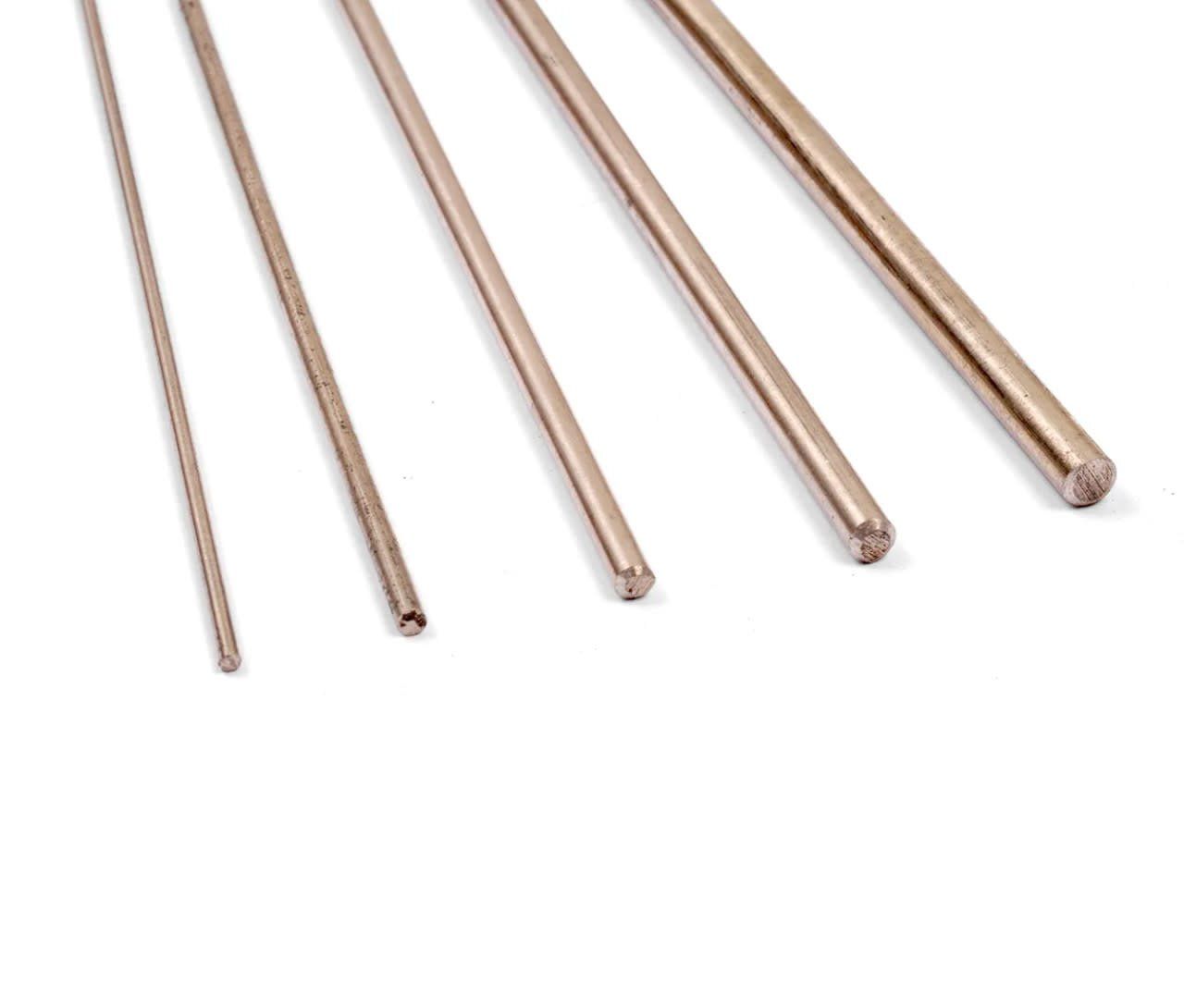 Albion NSR02 0.2mm Nickel Silver Rod 6pc/Sleeve