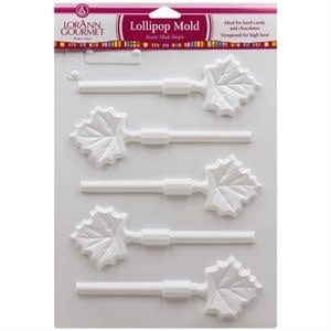 Lorann Maple Leaves Lollipop Sheet Mold