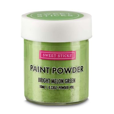 Sweet Sticks Edible Bright Melon Green Paint Powder