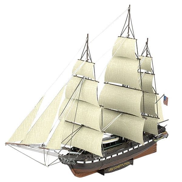 Metal Earth 3D Metal Puzzle USS Constitution Ship