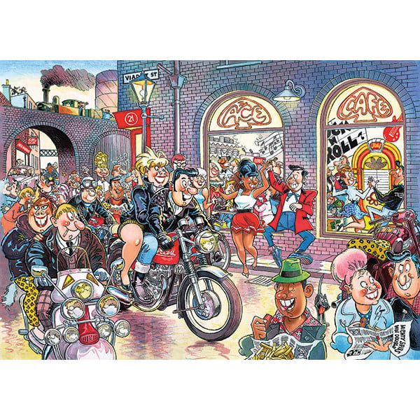 Jumbo Puzzles  Wasgij Destiny Retro #7 Rock Around The Clock 1000 piece