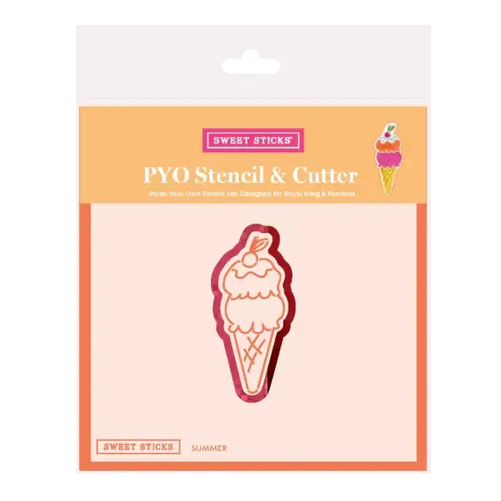 Sweet Sticks Stencil &amp; Cutter Summer