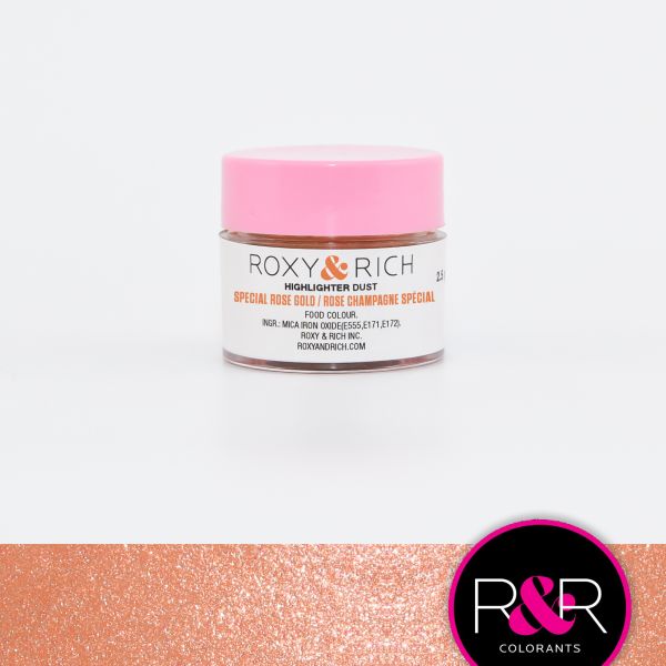 Roxy &amp; Rich Highlighter Dust Non Sparkle 2023 Special Rose Gold 2.5g