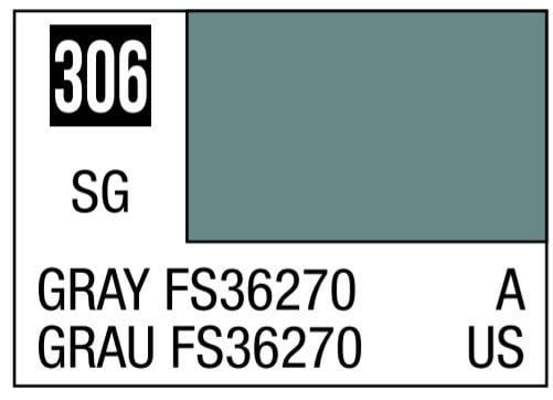 Gunze Aqueous Color H306 Semi Gloss Gray FS36270 US Air Camouflage 10ml ...