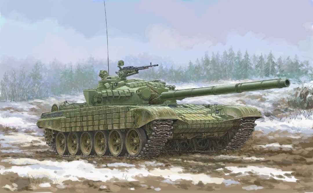 Trumpeter 1/35 Soviet T 72 Ural with Kontakt 1 Reactive Armor