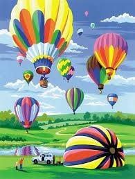 Royal &amp; Langnickel Paint By Numbers Hot Air Balloons