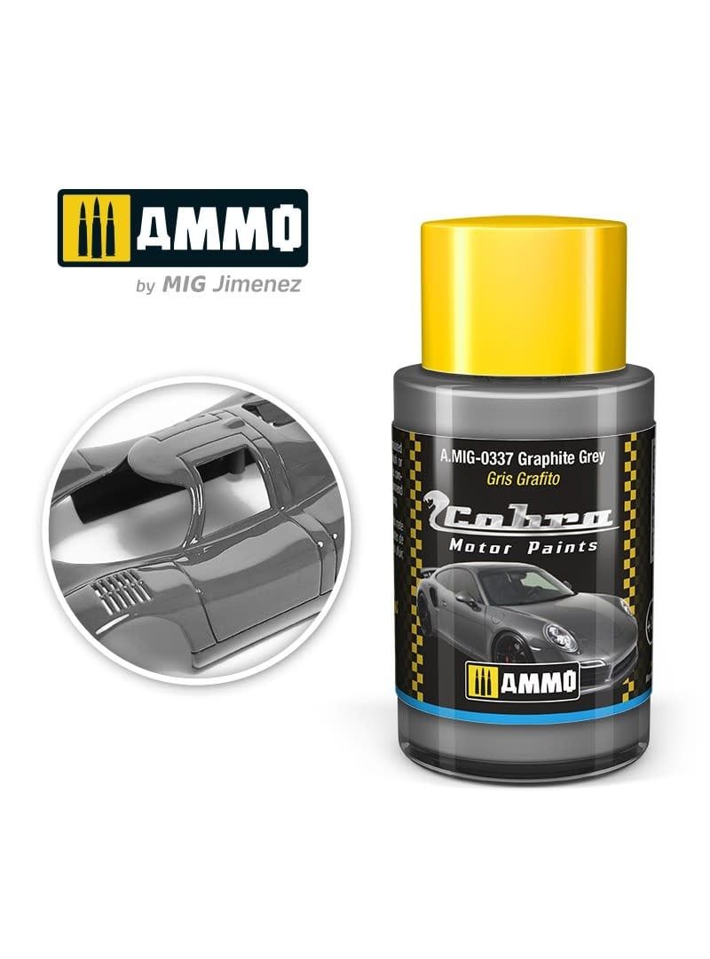 Ammo of MIG Cobra Motor Graphite Grey 30ml