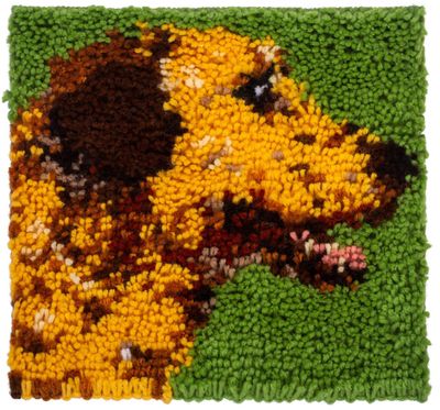 Wonder Art Latch Hook Kit 12"X12" Golden Penny