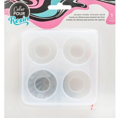 American Crafts Color Pour Resin Mold Drawer Knob