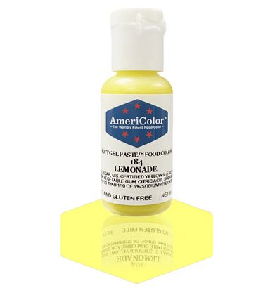 AmeriColor 0.75oz Soft Gel Paste Lemonade