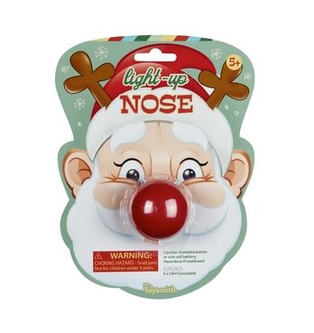 Toysmith Light Up Santa Nose