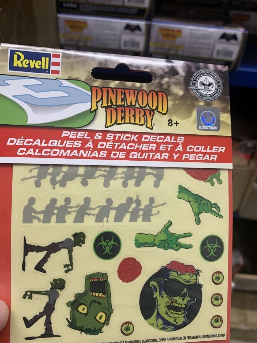 Revell Bsa Pwd Peel &amp; Stick Decal Zombie