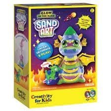 Creativity for Kids Glow in the Dark Sand Art Dragon