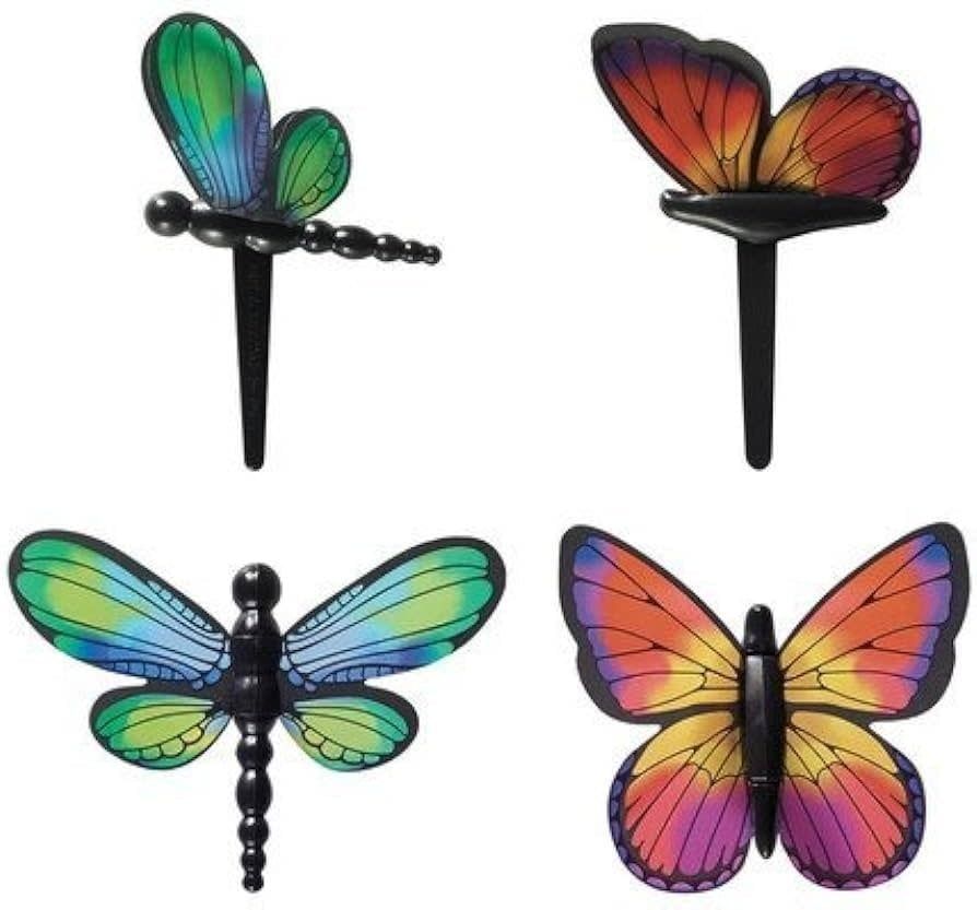 Bakemark Dragonfly and Butterflly Picks Cake Topper