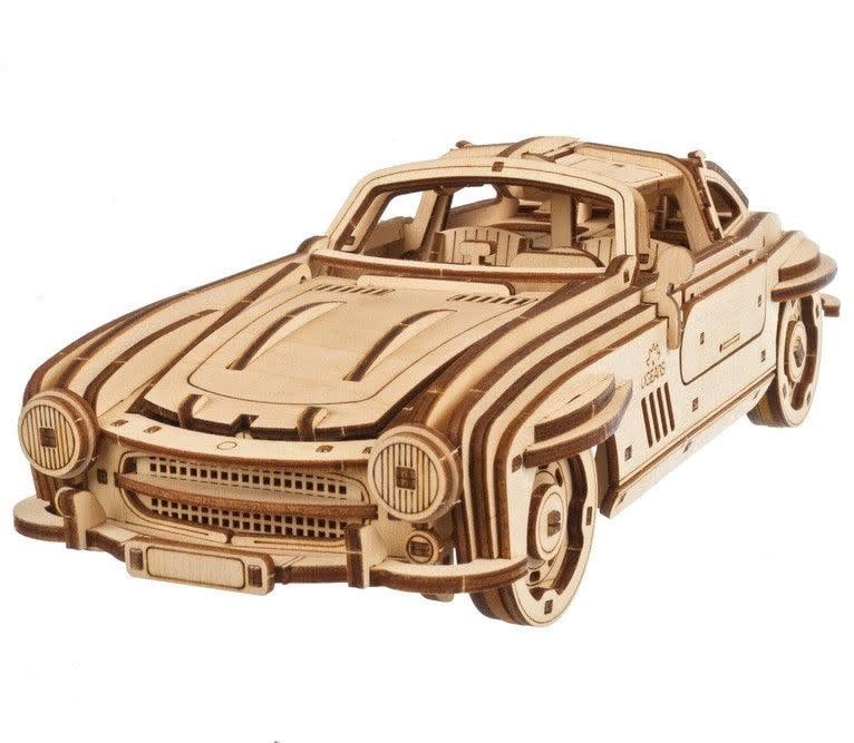 UGears 3D Wooden Puzzle Winged Sports Coupe 262 piece