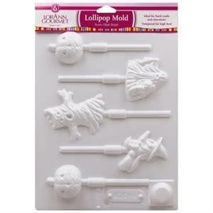 Lorann Halloween Assort. Lollipop Sheet Mold