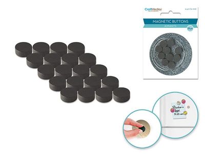 CraftMedley 10mm Magnetic Buttons on Mirror 20pc