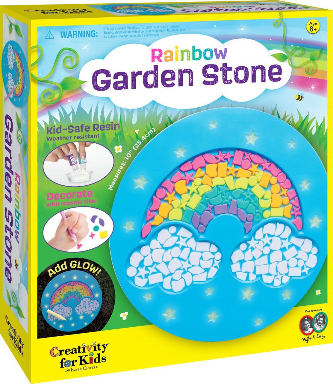 Creativity for Kids Rainbow Garden Stone