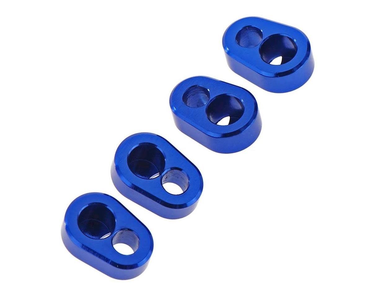 Hot-Racing CNC Aluminum Hinge Pin Capture Bushings X-Maxx