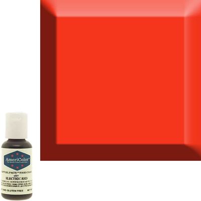 AmeriColor 0.75oz Soft Gel Paste Electric Red