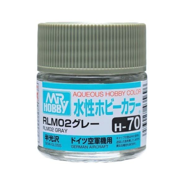 Gunze  Aqueous Color H70 Semi-Gloss RLM02 Gray 10ml Bottle