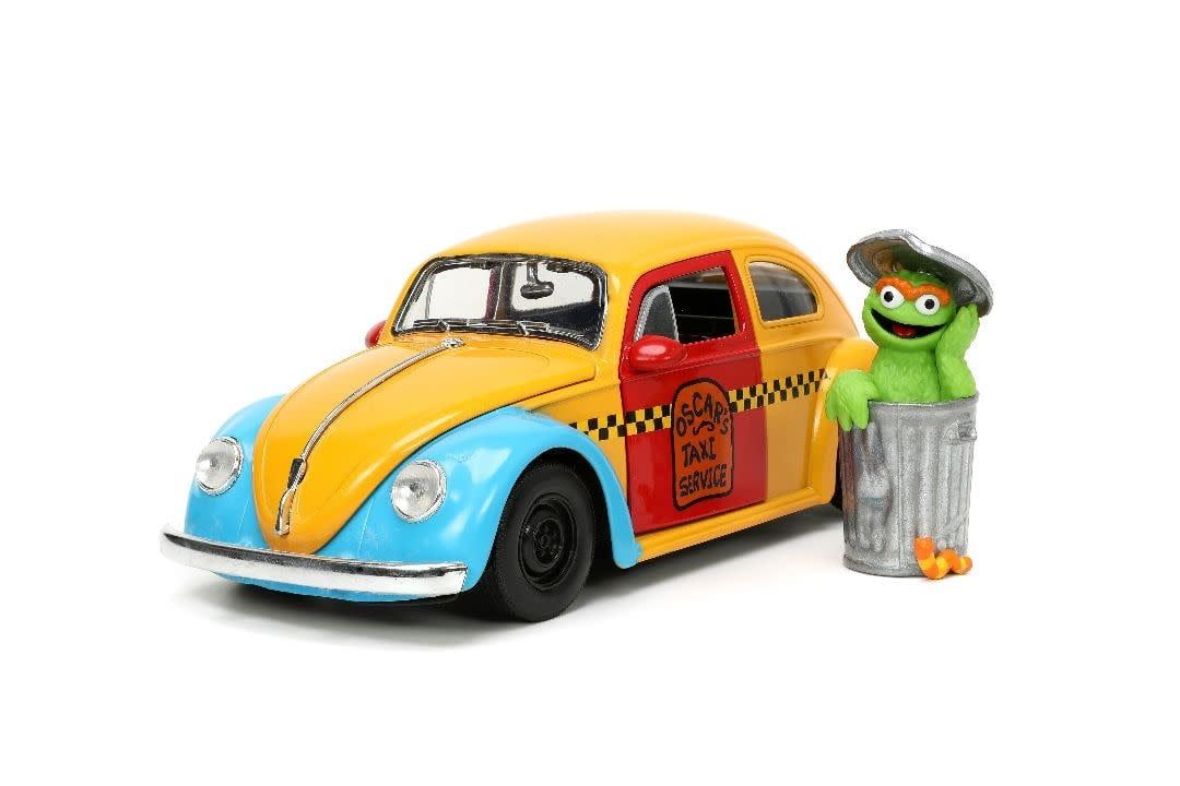 Jada Toys 1/24 "Hollywood Rides" Sesame Street 1959 VW Beetle