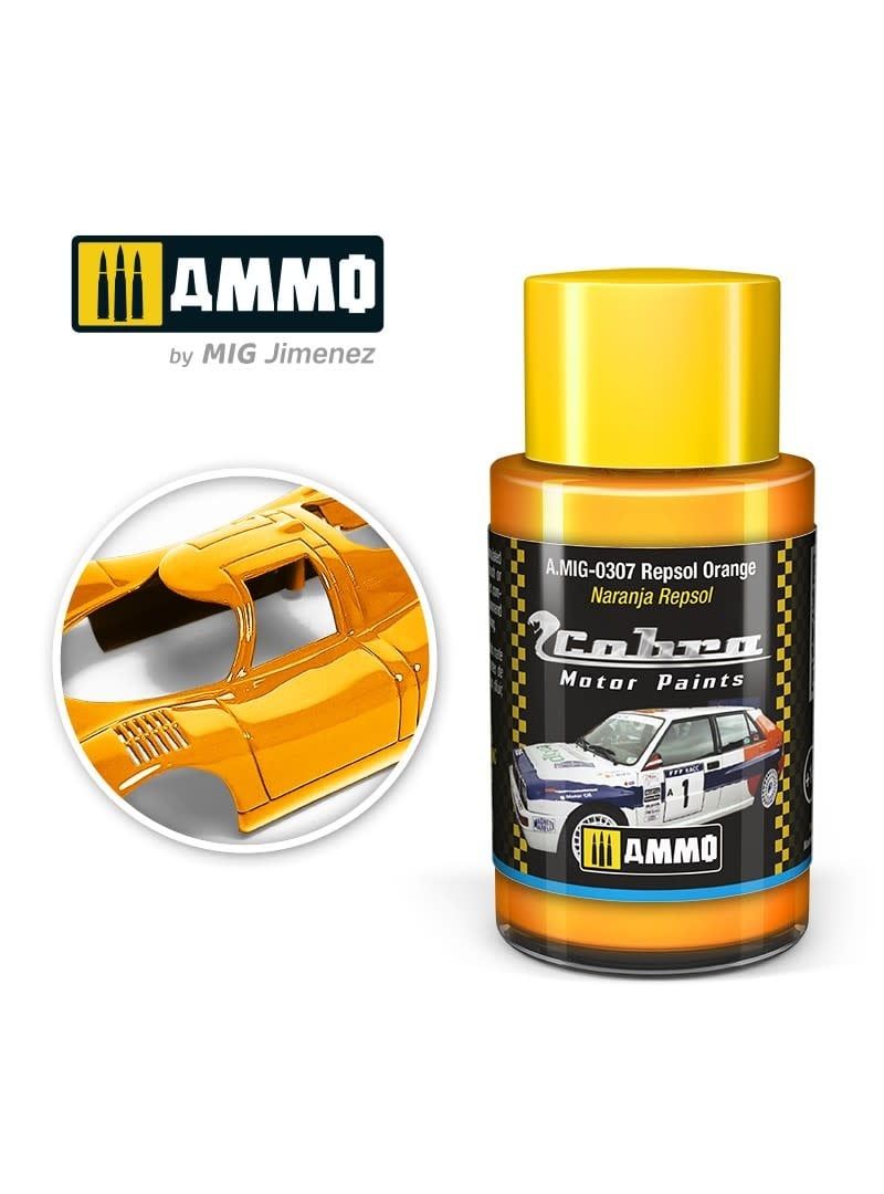 Ammo of MIG Cobra Motor Repsol Orange 30ml