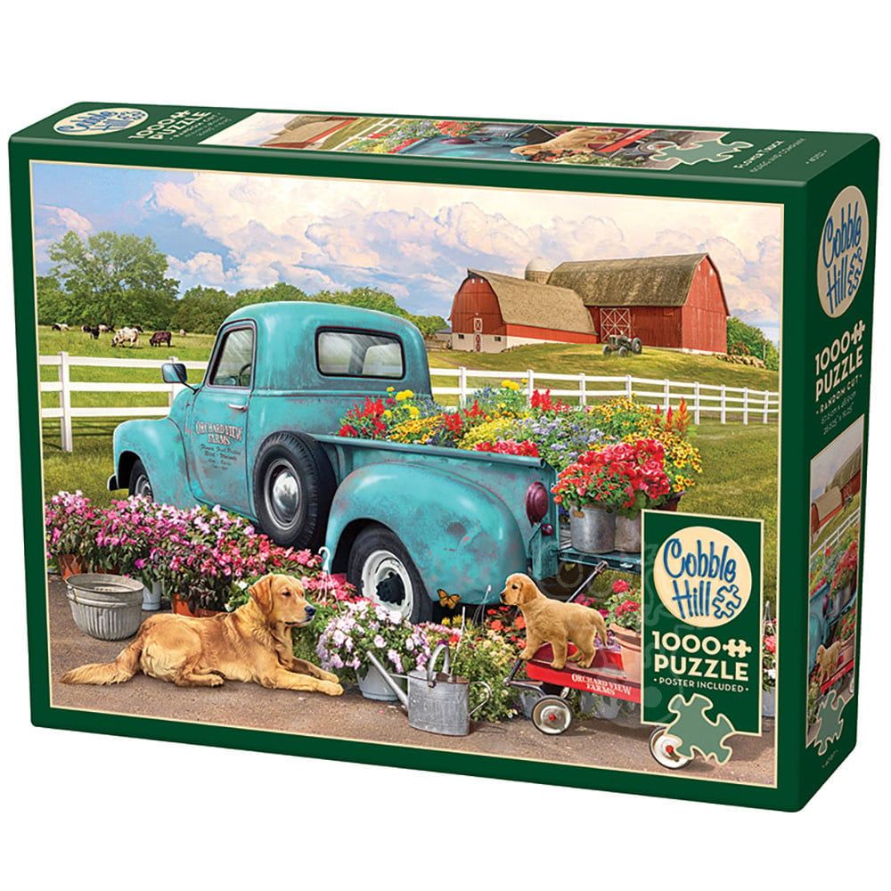 Cobble Hill Flower Truck 1000 piece