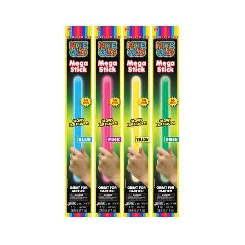 Ja-Ru Nite Glo 14" Mega Stick Assortment