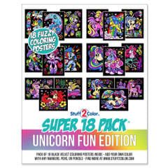 Stuff To Color Super 18 Pack Unicorn Fun Edition
