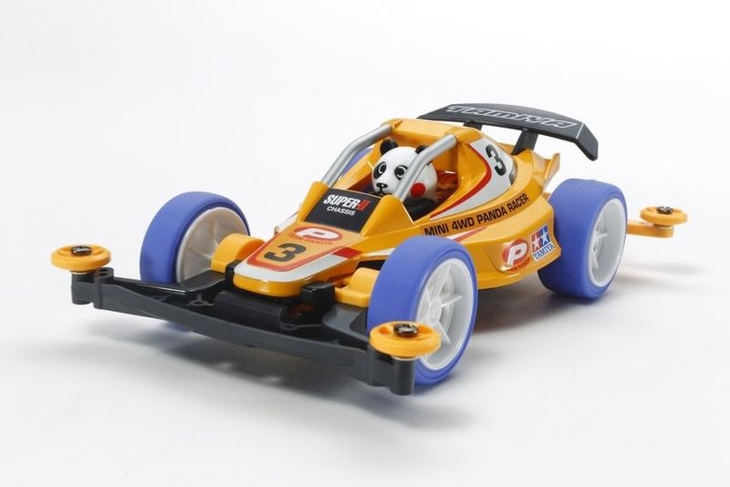 Tamiya 1/32 JR Mini 4WD Panda Racer Kit, Super lI Chassis