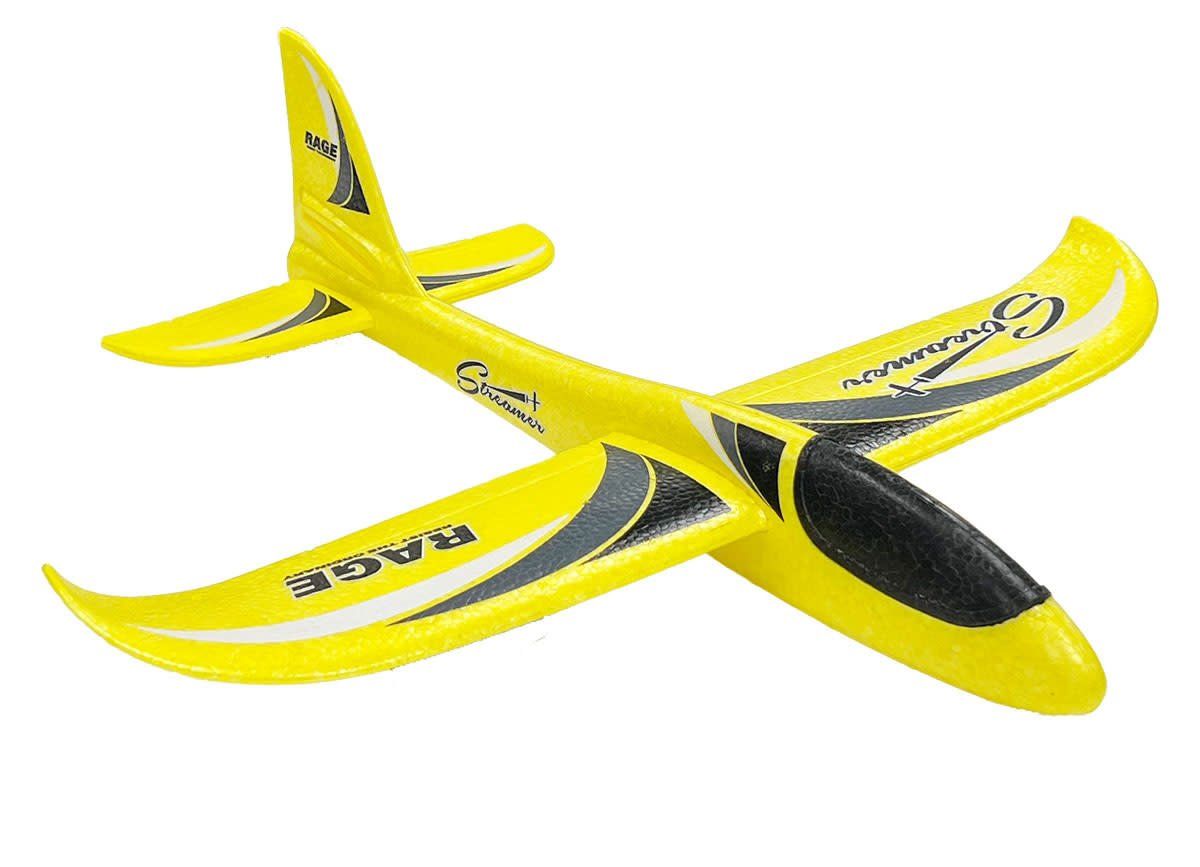 Rage RC  Streamer hand launch glider yellow
