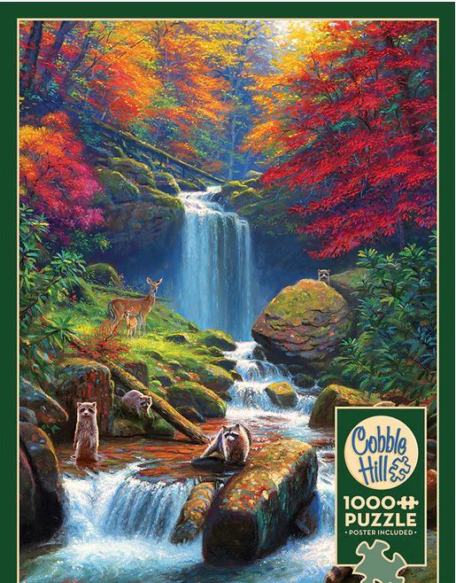 Cobble Hill Mystic Falls in Autumn 1000 piece