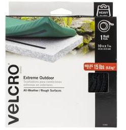 Velcro Brand Extreme Outdoor Tape 1"X10' Black