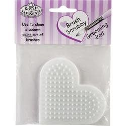 Royal &amp; Langnickel Brush Scrubby Grooming Pad 3x3.25in