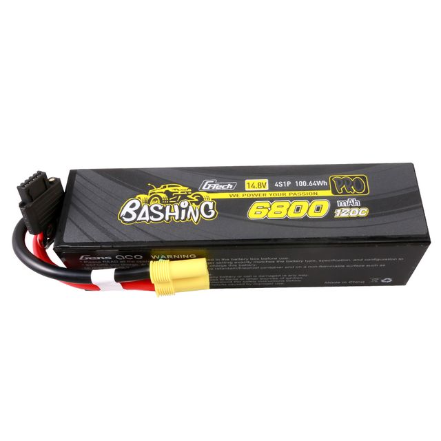 GENS ACE G-tech Bashing Series 6800mAh 14.8V 120C 4S1P Lipo Battery Pack With EC5 Plug